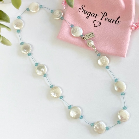 Tin Cup Coin Pearl & Appetite Necklace - Picture 6 of 6